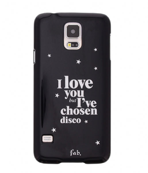 Fab Smartphone cover Disco Glitter Hardcase Galaxy S5 black