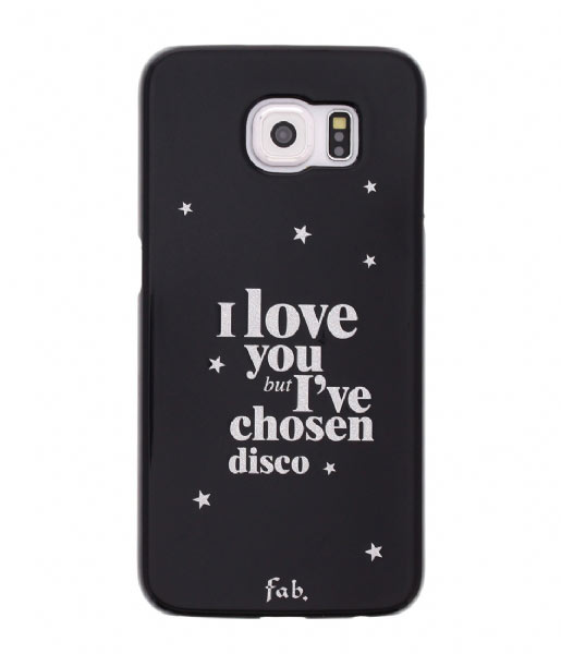Fab Smartphone cover Disco Glitter Hardcase Galaxy S6 black