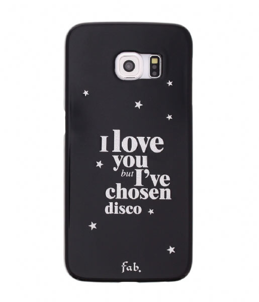 Fab Smartphone cover Disco Glitter Hardcase Galaxy S6 Edge black