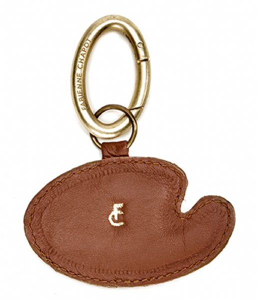 Fabienne Chapot Keyring Paint It Keyholder chocolate camel chili red