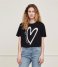 Fabienne Chapot T shirt Bernard Heart T-Shirt Black (9001-UNI)