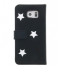 Fabienne Chapot Smartphone cover Silver Reversed Star Booktype Samsung Galaxy S6 navy blue