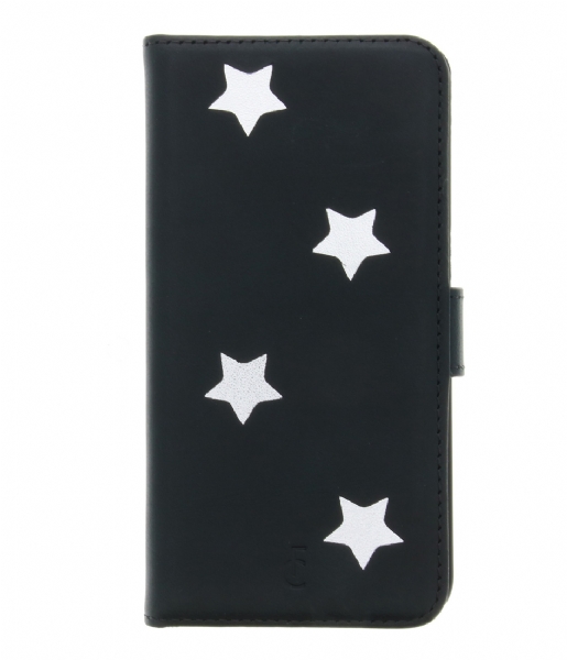 Fabienne Chapot Smartphone cover Silver Reversed Star Booktype Samsung Galaxy S6 navy blue