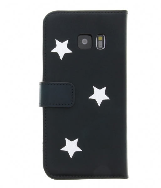 Fabienne Chapot Smartphone cover Silver Reversed Star Booktype Samsung Galaxy S7 black