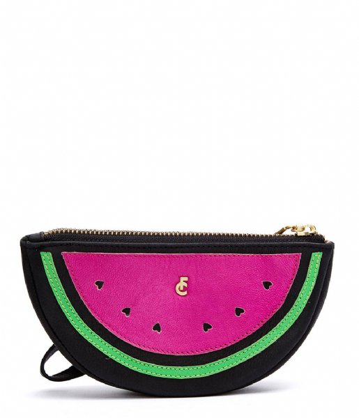 Fabienne Chapot Coin purse Watermelon Purse azur green & pink fluor