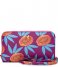 Fabienne Chapot Zip wallet FC Logo Purse Small Printed iris/paradise orange