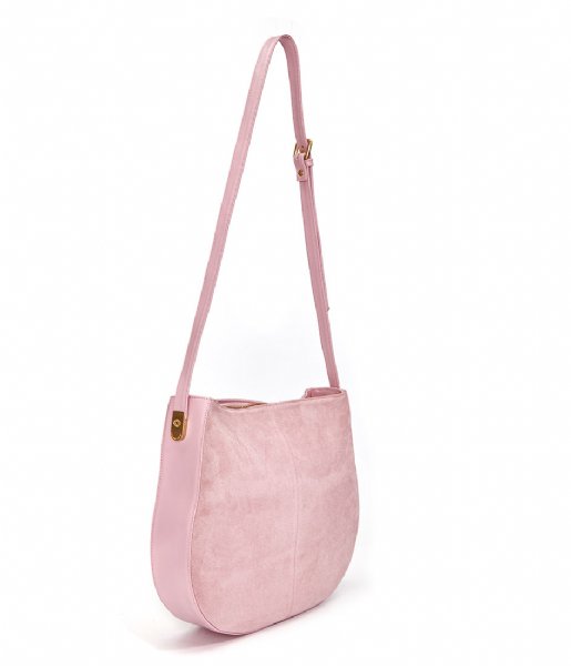 Fabienne Chapot Crossbody bag Athena Bag Pink Romance Suede