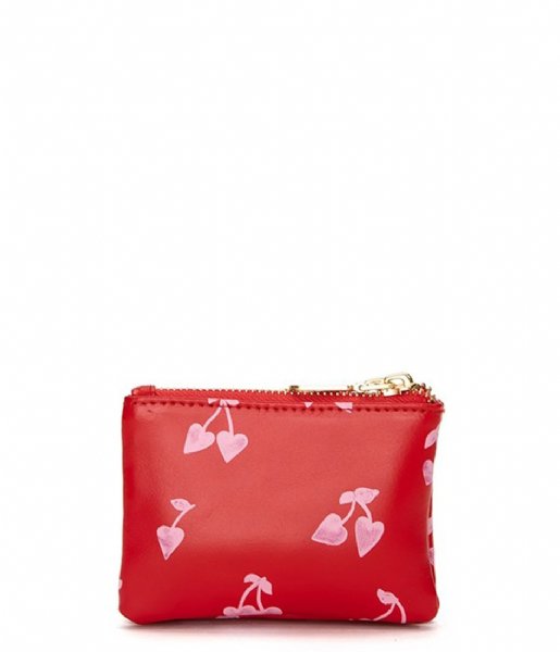 Fabienne Chapot Coin purse Maartje Purse Printed Mon Cherry Scarlet Red