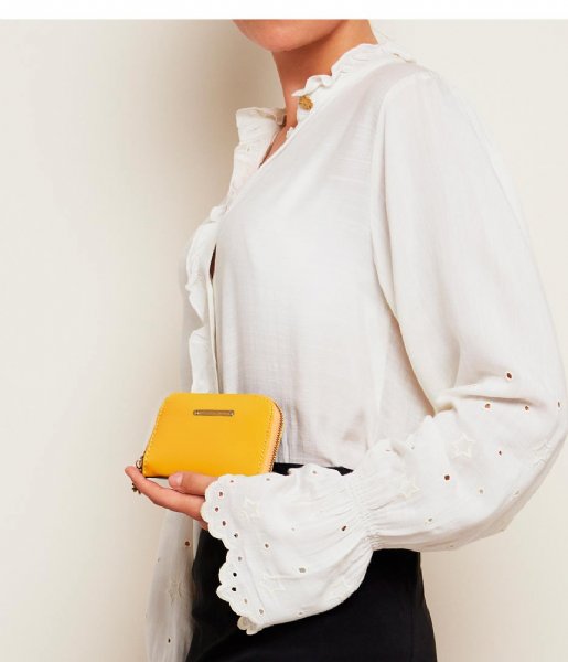 Fabienne Chapot Zip wallet Mimi Purse Sunflower yellow