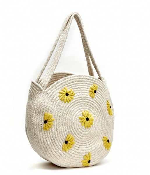 Fabienne Chapot Shoulder bag Summer Bag Small Off White/Sunflower