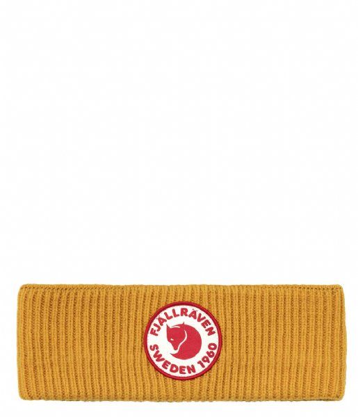 Fjallraven Earmuffs 1960 Logo Headband Mustard Yellow (161)