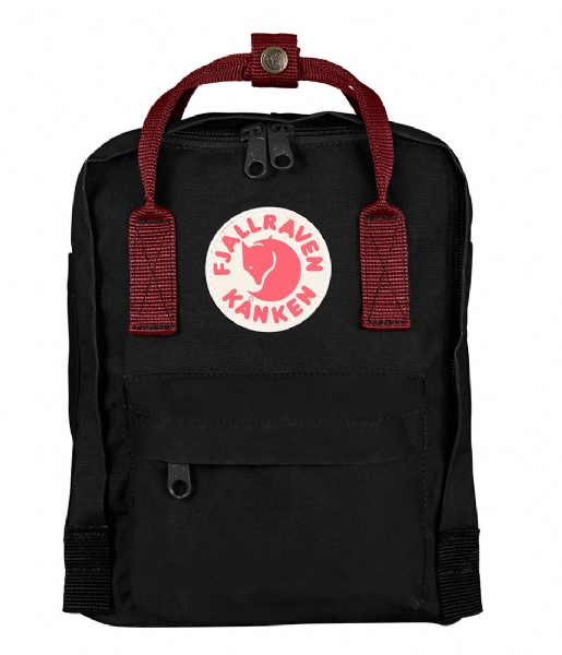 Fjallraven Everday backpack Kanken Mini black - ox red (550-326)