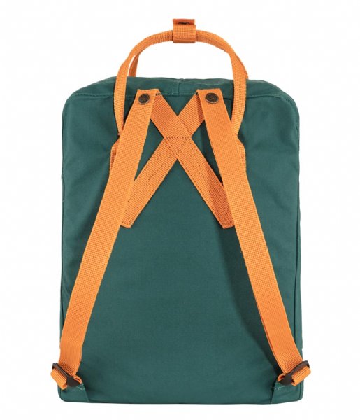 Fjallraven Everday backpack Kanken Arctic Green Spicy Orange (667-206)