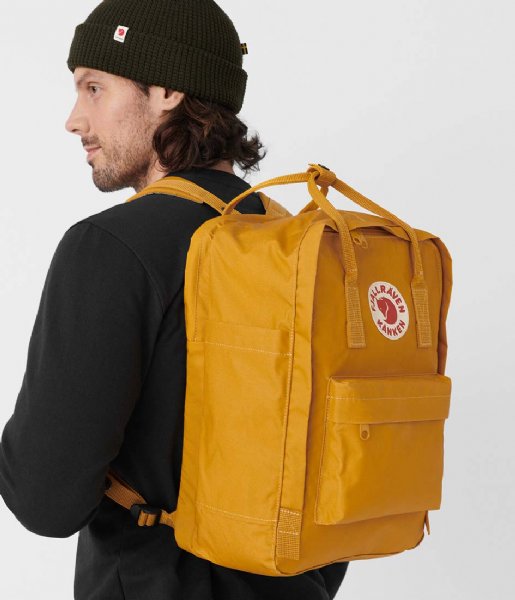 Fjallraven Everday backpack Kanken Laptop 17 Inch Ochre (160)