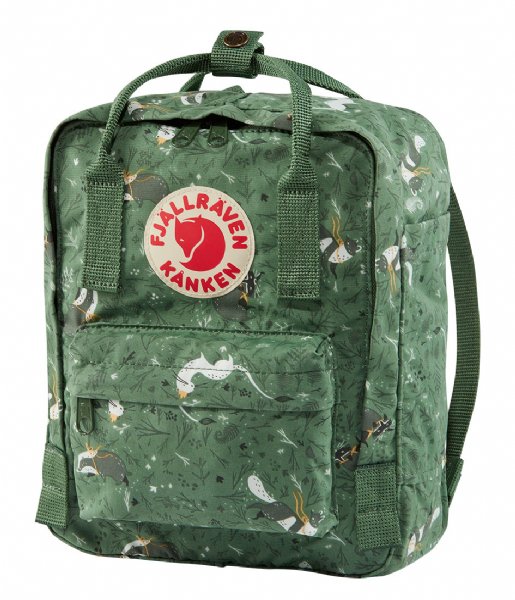 Fjallraven Everday backpack Kanken Art Mini green fable (976)