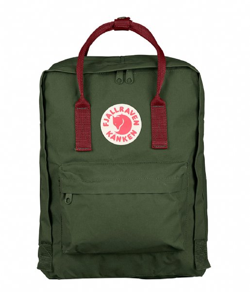 Fjallraven Everday backpack Kanken forest green-ox red (660-326)