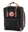 Fjallraven Everday backpack Kanken Rainbow Mini black rainbow pattern (550-907)