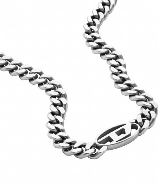 Diesel Necklace Steel Silver