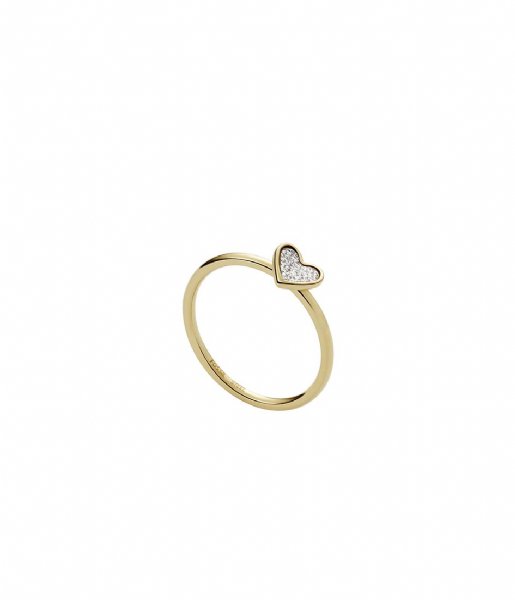 Fossil Ring Classic Valentine Gold