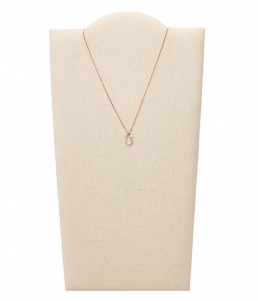 Fossil Necklace Classics JF04029791 Rose Gold