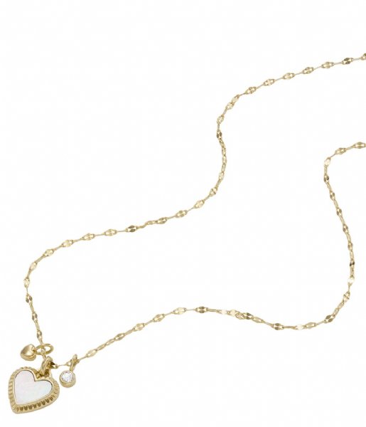 Fossil Necklace I Heart You JF04246SET Gold