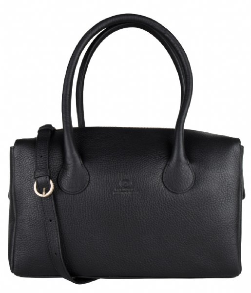 Fred de la Bretoniere  213010026 Handbag L Heavy Grain Leather Black