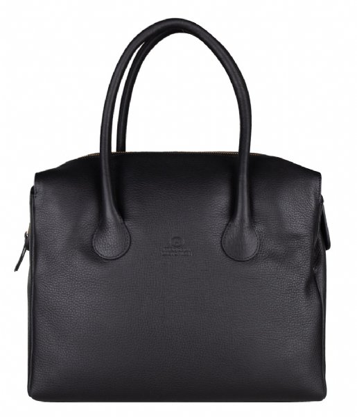 Fred de la Bretoniere  Handbag M Soft Grain Leather black