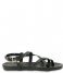 Fred de la Bretoniere Sandal Sandal With Covered Footbed Nat Dyed Smooth Leather Black (0009)