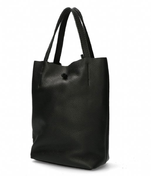 Fred de la Bretoniere Shopper Shoppingbag M Smooth Black (0004)