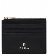 Furla Camelia Small Zipped Card Case Nero (o6000)