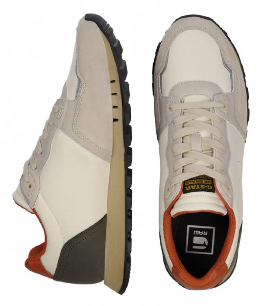 G-Star Sneaker Track II Sneakers Men Off White Orange (1340)