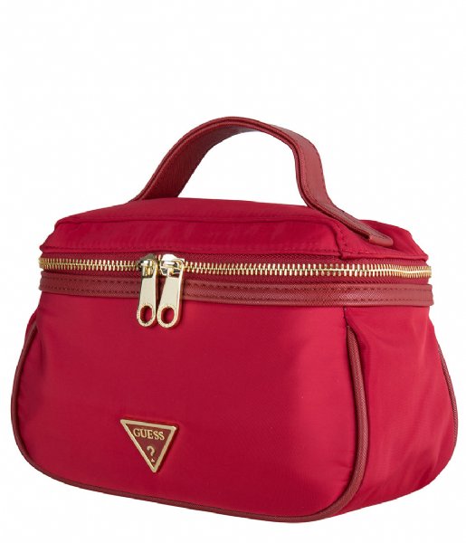 Guess Toiletry bag Did I Say 90s Beauty burgundy red