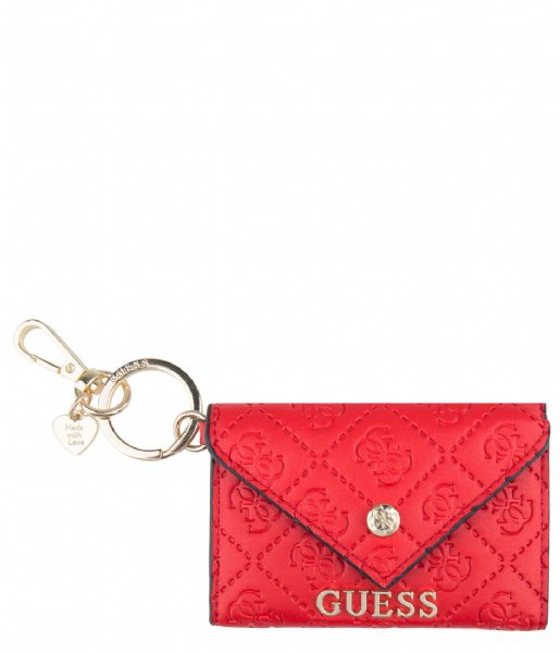 Guess Keyring Guess Keychain red