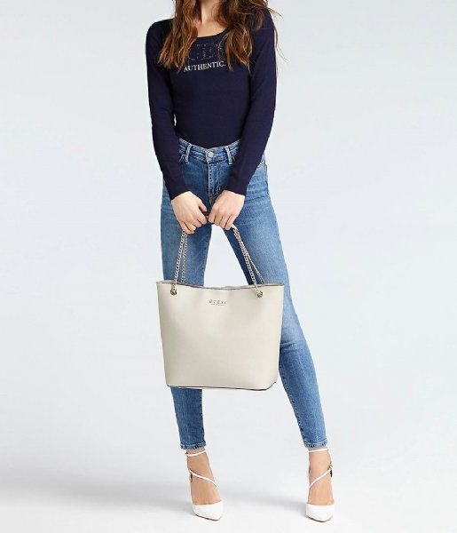 Guess Shoulder bag Robyn Tote stone
