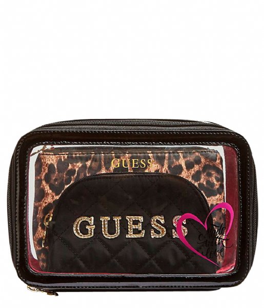 Guess Toiletry bag Famous All In One black