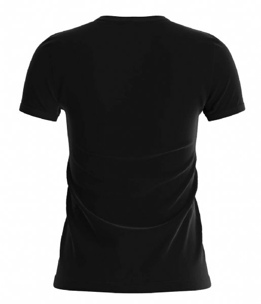 Guess T shirt Short Sleeve Cn Mini Triangle Tee Jet Black A996 (JBLK)