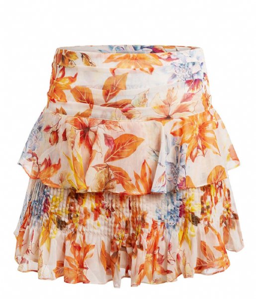 Guess Skirt Gilda Mini Skirt Sunset Garden (P31X)