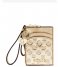 Guess Card holder Card Case With Keyring gold