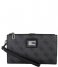 Guess Bifold wallet Valy Slg Double Zip Organizer Coal
