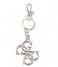Guess Keyring Flora 4G Keychain silver