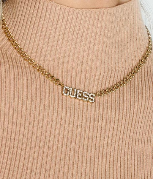 Guess Necklace Guess Collier Goudkleurig