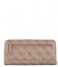 Guess Zip wallet Alby Slg Large Zip Around brown