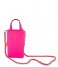 Guess Crossbody bag Mobile Pouch Keychain neon pink