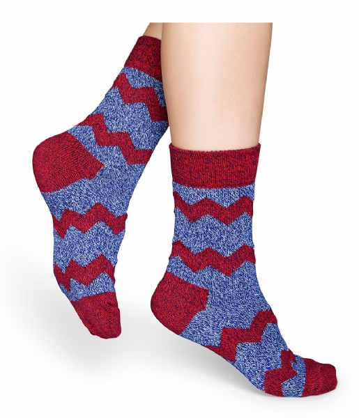 Happy Socks Sock Socks Wool Zig Stripe zig stripe (6000)
