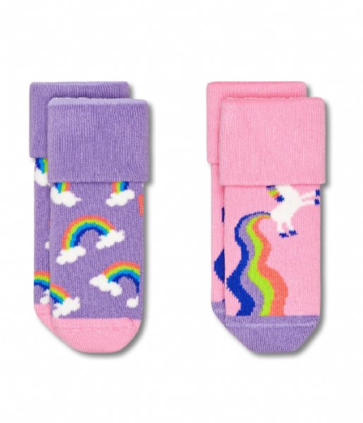 Happy Socks Sock 2-Pack Kids Rainbow & Unicorn Rainbow & Unicorn (5000)