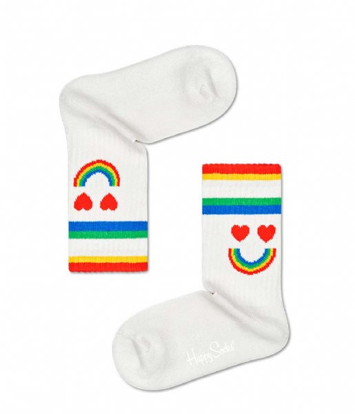 Happy Socks Sock Kids Rib Rainbow Smile Sock rainbow smile (0100)