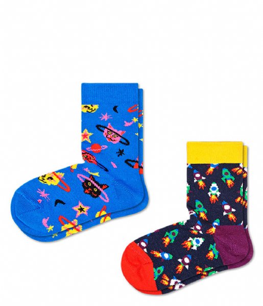 Happy Socks Sock Kids 2 Pack Space Cat Socks space cat (6300)