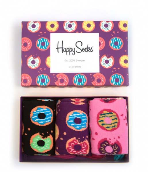 Happy Socks Sock SMU 3-pack Donut Gift Box donut (5300)