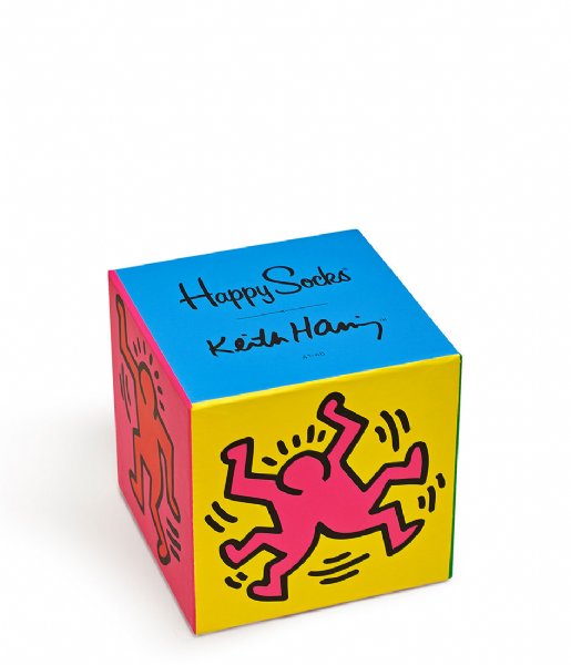 Happy Socks Sock Keith Haring Gift Box keith haring (0100)