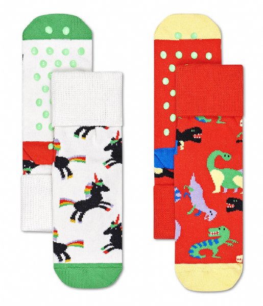 Happy Socks Sock 2-Pack Kids Dinosaur Anti-Slip Socks dinosaur (4000)